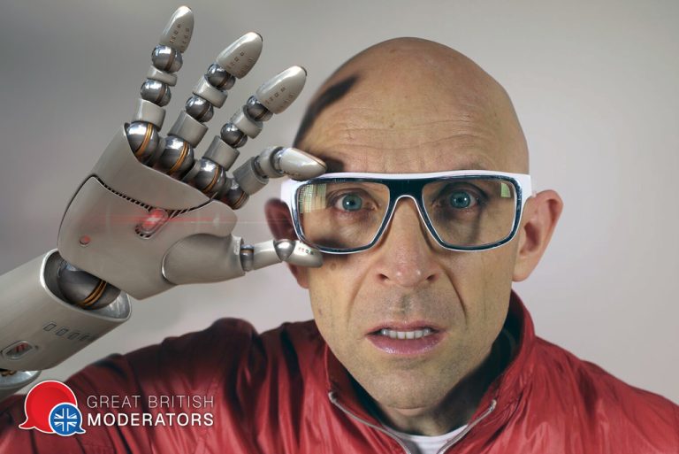 Jason Bradbury AI technology BBC Gadget Show Live event moderator host Emcee TV presenter book at official agent Great British Moderators